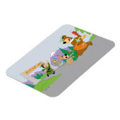 Yogi Beer's grote picknickmand ontsnapping Magneet (Linkerzijde)