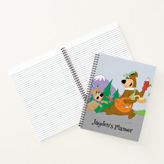 Yogi Beer's grote picknickmand ontsnapping Notitieboek (Binnen)