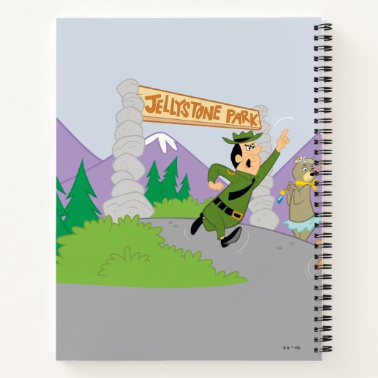 Yogi Beer's grote picknickmand ontsnapping Notitieboek (Achterkant)