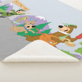 Yogi Beer's grote picknickmand ontsnapping Sherpa Deken (3/4)