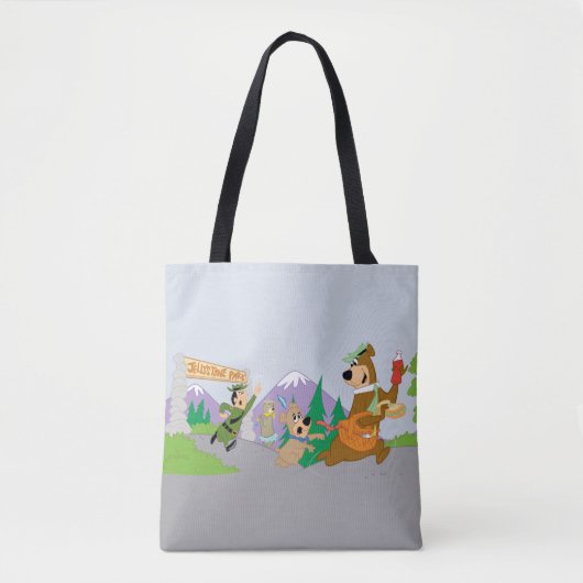 Yogi Beer's grote picknickmand ontsnapping Tote Bag (Voorkant)