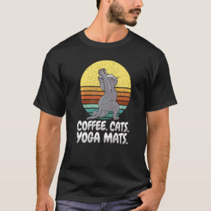 Yogi  Coffee Cats Yoga Matten  Yoga T-shirt