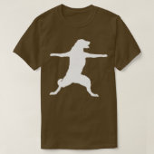 Yogi English Golden Retriever Dog Yoga Pose Cute P T-shirt (Design voorkant)