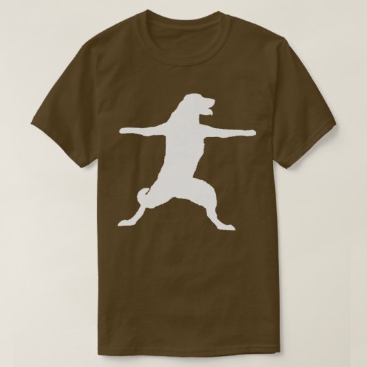 Yogi English Golden Retriever Dog Yoga Pose Cute P T-shirt (Design voorkant)