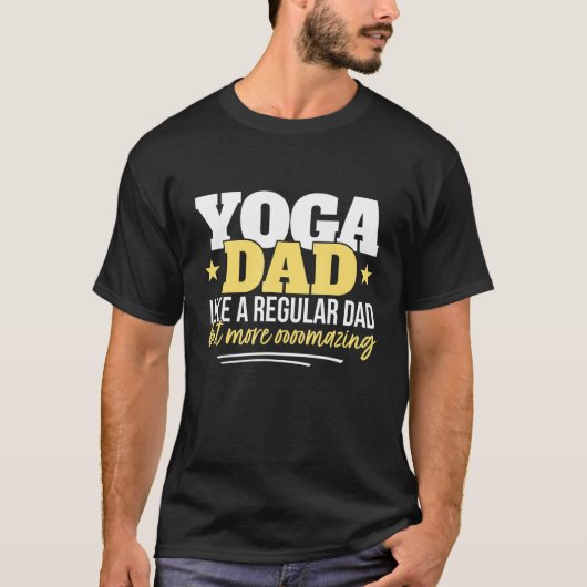Yogi Father Yoga Dad Yoga T-shirt (Voorkant)