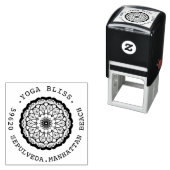 Yogi Floral Mandala Zelfinktende Stempel (In situ)