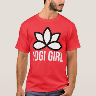 Yogi Girl muziek retro T-shirt