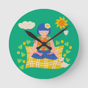 Yogi Girl Ronde Klok