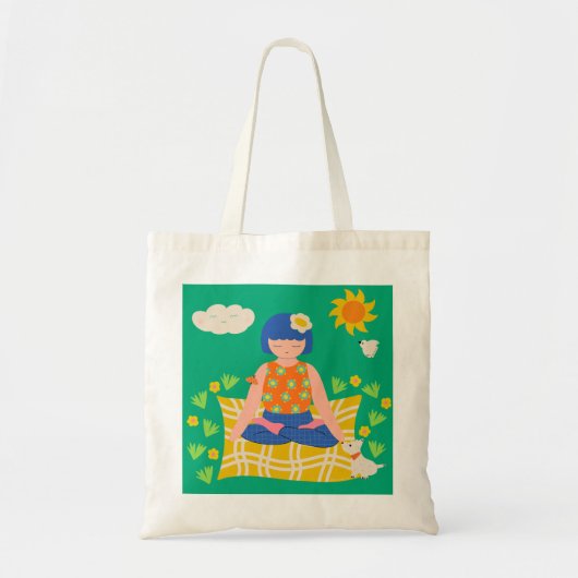 Yogi Girl Tote Bag (Voorkant)