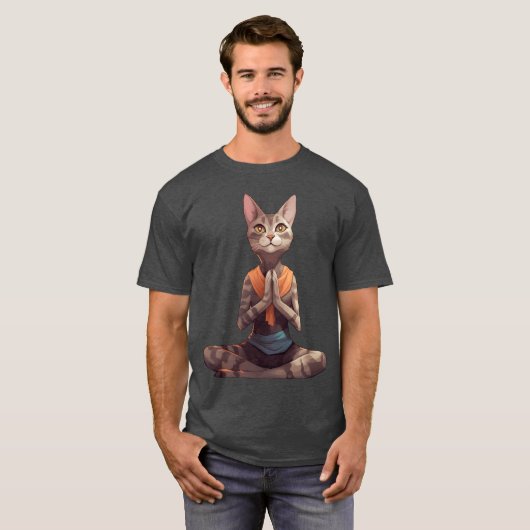 Yogi kat retro t-shirt (Voorkant volledig)