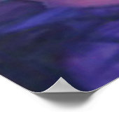 Yogi & klooster in de Tibetaanse bergen Poster (Hoek)