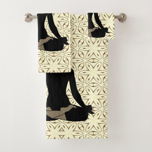 Yogi Lotus Pose Bad Handdoek (Insitu)