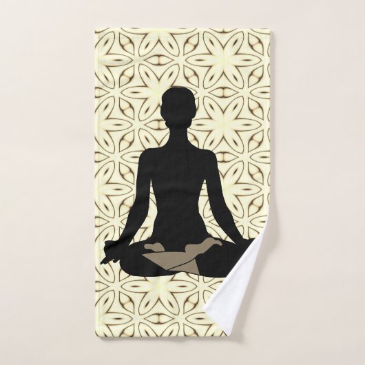 Yogi Lotus Pose Bad Handdoek (Handdoek)
