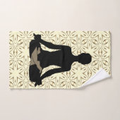 Yogi Lotus Pose Bad Handdoek (Handdoek)