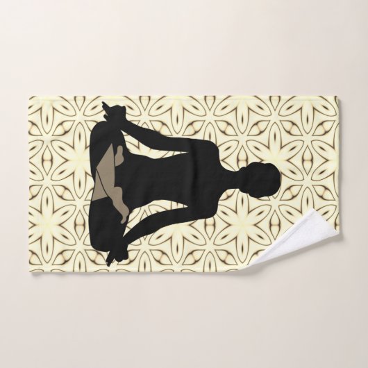 Yogi Lotus Pose Bad Handdoek (Handdoek)