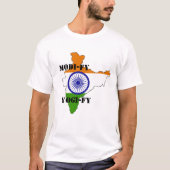 Yogi Modi-fy India, Narendra Modi PM Adityanath T-shirt (Voorkant)