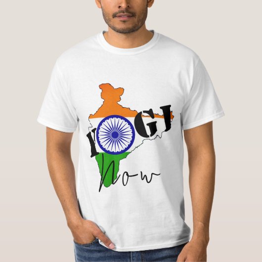 Yogi Now - UP India Hoofdminister Yogi T-shirt (Voorkant)