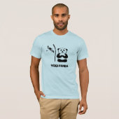 Yogi Panda - Yoga T-Shirts (Voorkant volledig)