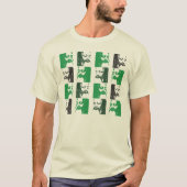 yogi-patroon t-shirt (Voorkant)