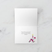 Yogi Santa Funny Yoga Pun Kaart kerstfeestdag (Binnen)