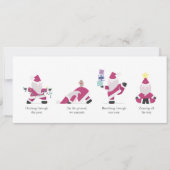 Yogi Santa Funny Yoga Pun Kaart kerstfeestdag (Voorkant)