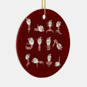 Yogi santa keramisch ornament (Rechts)