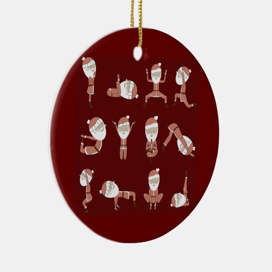 Yogi santa keramisch ornament (Rechts)