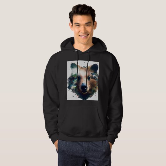 Yogi-shirt Hoodie (Voorkant volledig)