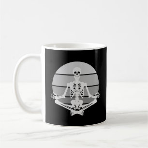 Yogi Skeleton Yoga Funny Halloween gift Koffiemok