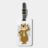 Yogi "Slimmer dan het gemiddelde Beer" Bagagelabel (Voorkant verticaal)