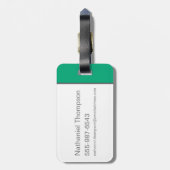 Yogi "Slimmer dan het gemiddelde Beer" Bagagelabel (Achterkant verticaal)