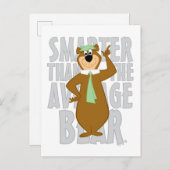Yogi "Slimmer dan het gemiddelde Beer" Briefkaart (Voorkant / Achterkant)