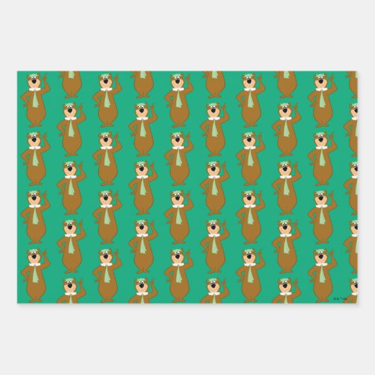 Yogi "Slimmer dan het gemiddelde Beer" Inpakpapier Vel (Voorkant 2)