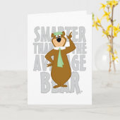 Yogi "Slimmer dan het gemiddelde Beer" Kaart (Gele Bloem)