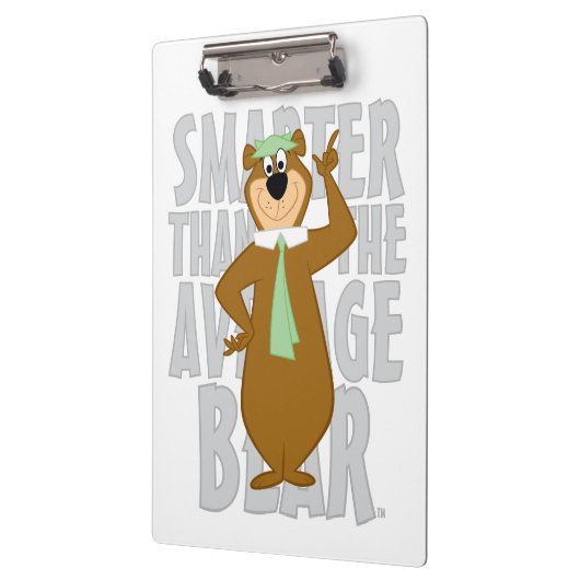 Yogi "Slimmer dan het gemiddelde Beer" Klembord (Links)