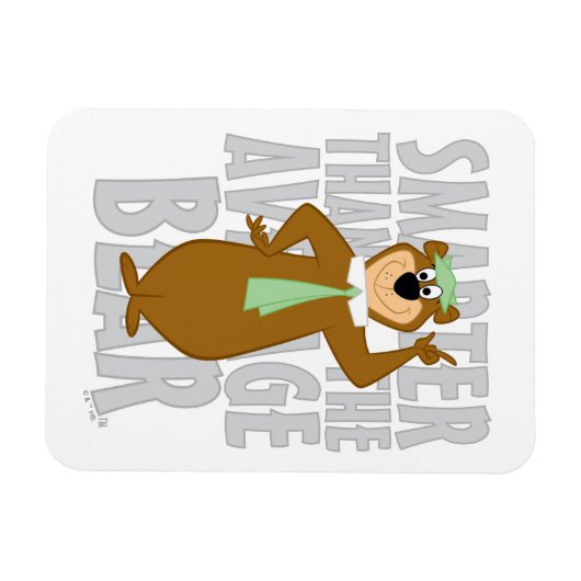 Yogi "Slimmer dan het gemiddelde Beer" Magneet (Horizontaal)