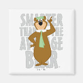 Yogi "Slimmer dan het gemiddelde Beer" Magneet (Voorkant)