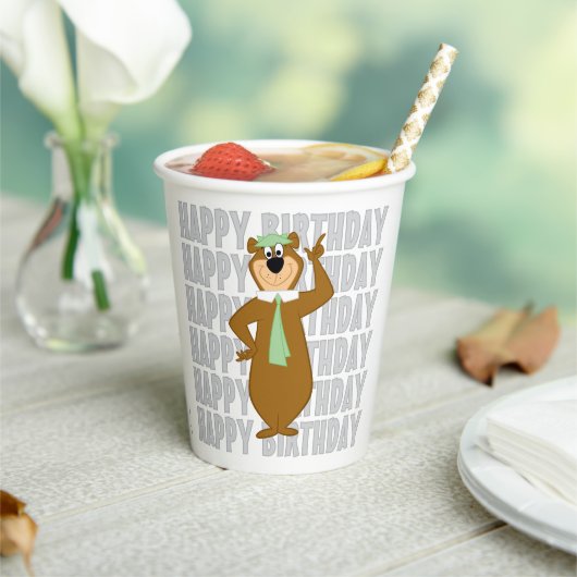 Yogi "Slimmer dan het gemiddelde Beer" Papieren Bekers (Insitu)