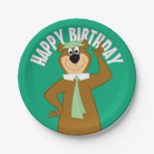 Yogi "Slimmer dan het gemiddelde Beer" Papieren Bordje (Voorkant)