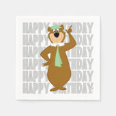 Yogi "Slimmer dan het gemiddelde Beer" Servet (Voorkant)