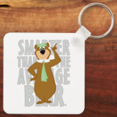 Yogi "Slimmer dan het gemiddelde Beer" Sleutelhanger (Achterkant)