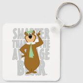 Yogi "Slimmer dan het gemiddelde Beer" Sleutelhanger (Achterkant)