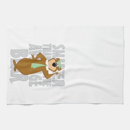 Yogi "Slimmer dan het gemiddelde Beer" Theedoek (Horizontaal)