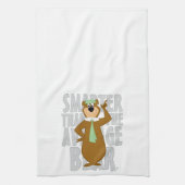 Yogi "Slimmer dan het gemiddelde Beer" Theedoek (Verticaal)