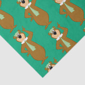 Yogi "Slimmer dan het gemiddelde Beer" Tissuepapier (Detail)