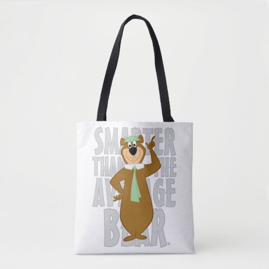 Yogi "Slimmer dan het gemiddelde Beer" Tote Bag (Voorkant)
