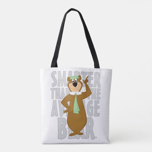 Yogi "Slimmer dan het gemiddelde Beer" Tote Bag (Achterkant)