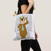 Yogi "Slimmer dan het gemiddelde Beer" Tote Bag (Dichtbij)
