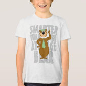 Yogi "Slimmer dan het gemiddelde Beer" Tri-Blend Shirt (Voorkant)