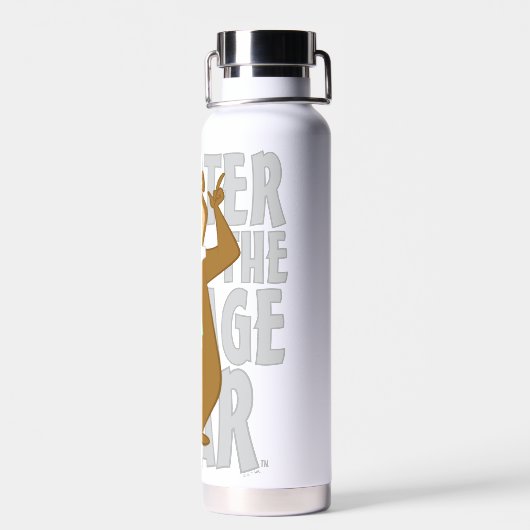 Yogi "Slimmer dan het gemiddelde Beer" Waterfles (Achterkant)